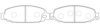 AKE A300WK Brake Pad Set, disc brake